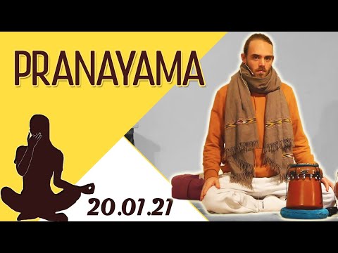 Fortgeschrittenes Pranayama mit Raphael - Yoga Vidya Live 06:00 - 20.01.2021
