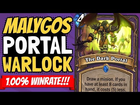 DARK PORTAL MALYGOS!?! INSANE 1.00% WINRATE!! Combo of Nightmares! | Ashes of Outland | Hearthstone