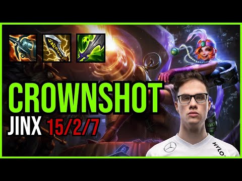 CROWNSHOT - JINX vs EZREAL ADC - EUW Grandmaster - Patch 11.4