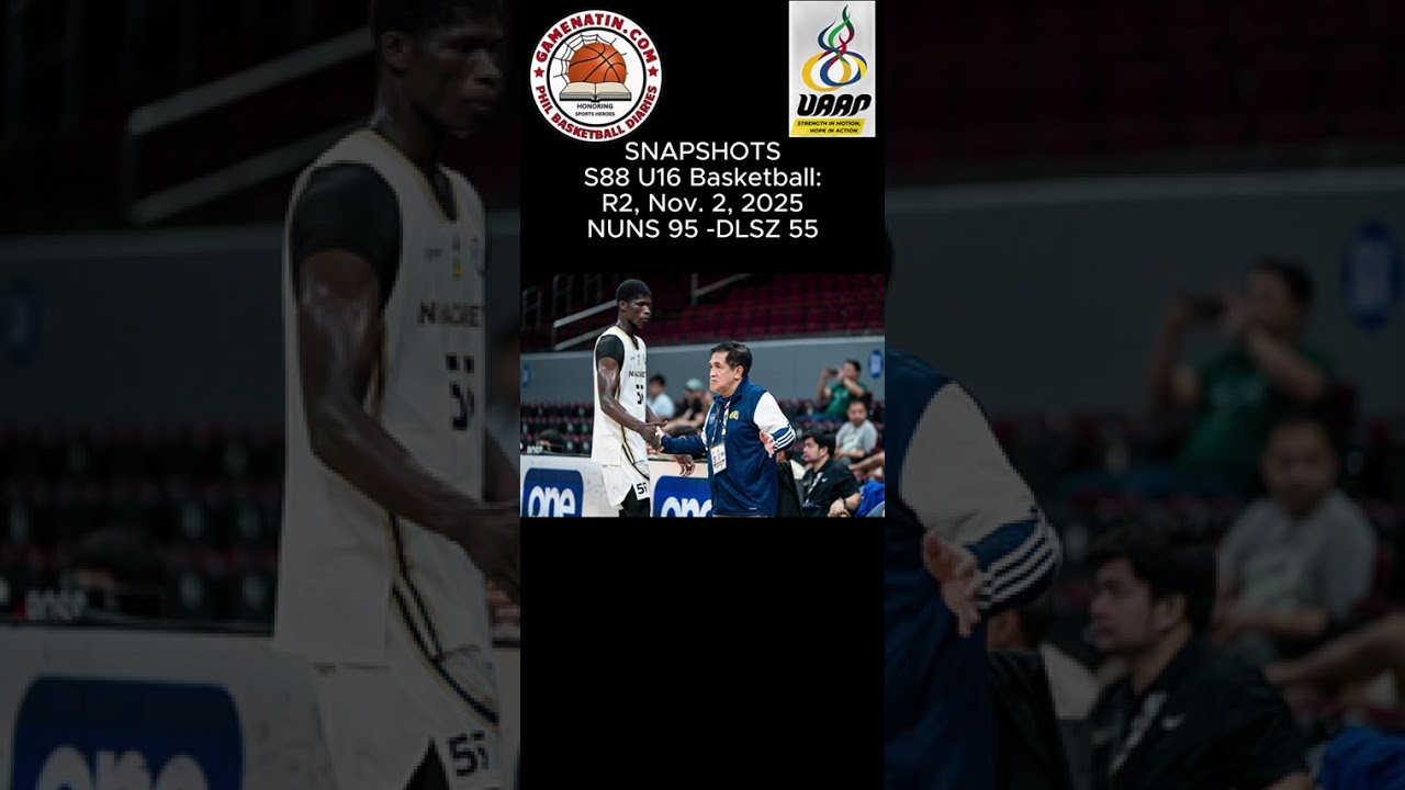 Snapshots: U16 Basketball - NU 95 - DLSU 55