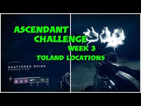 Shattered Ruins Toland locations/challenge the shattered/Ascendant challenge Destiny 2 Video