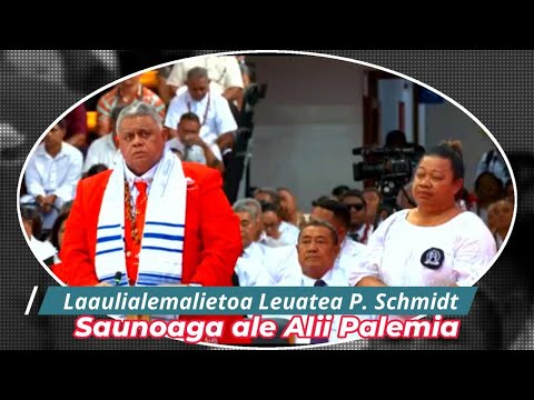 Faatautoina Palemia Numera 8 Ole Malo Samoa, Laaulialemalietoa L.P Schmidth