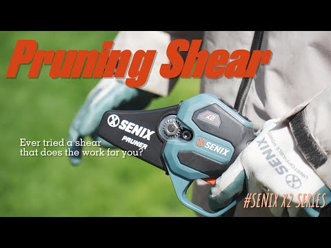Trim like a pro with the SENIX X2 Pruning Shear!