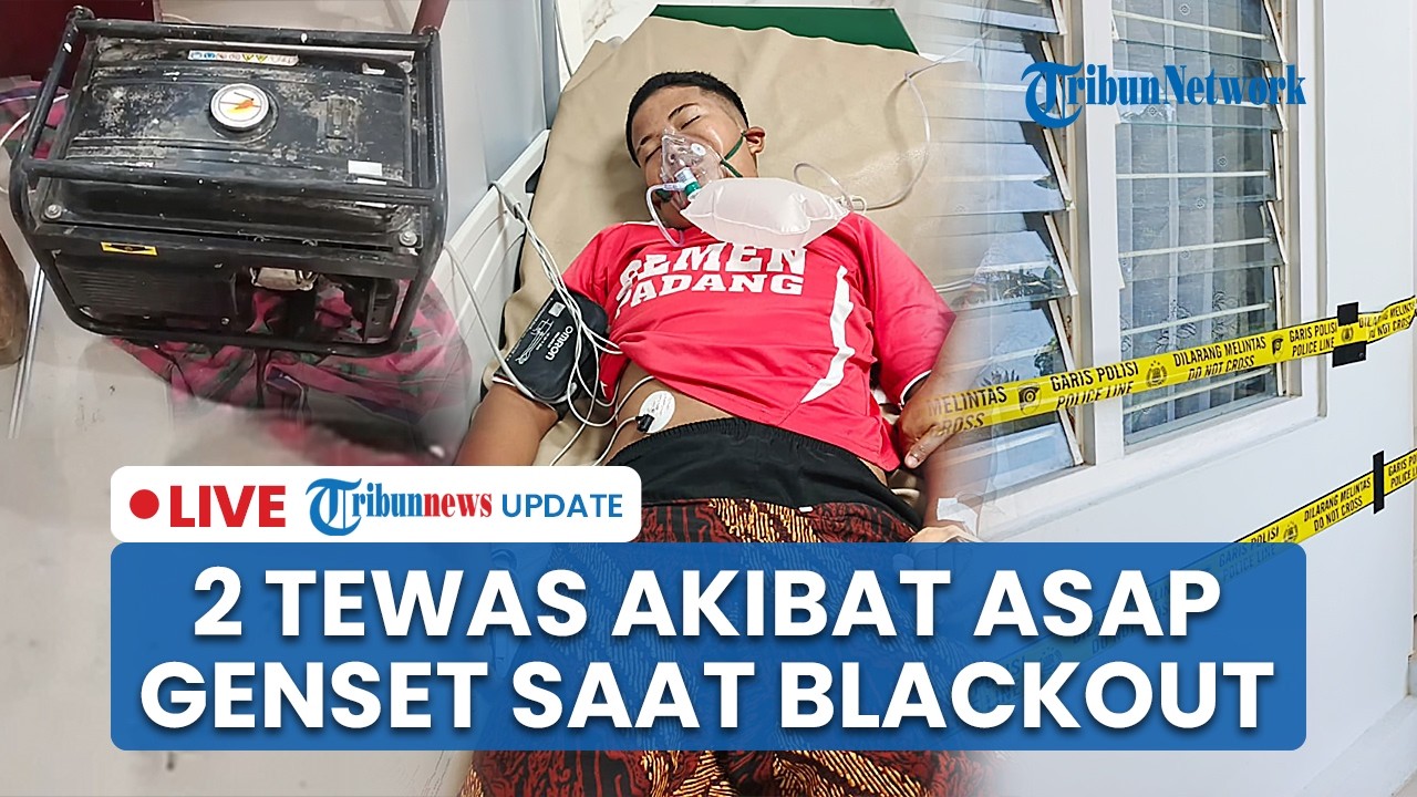 LIVE: 2 Pelajar Tewas Keracunan Asap Genset saat Listrik Padam Massal di Padang