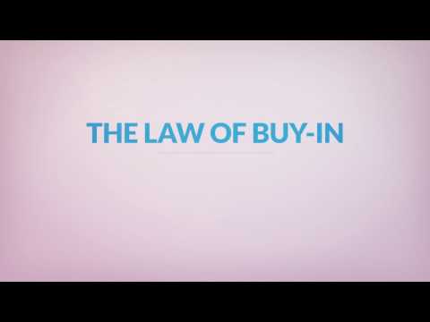 The Law of Buy-In