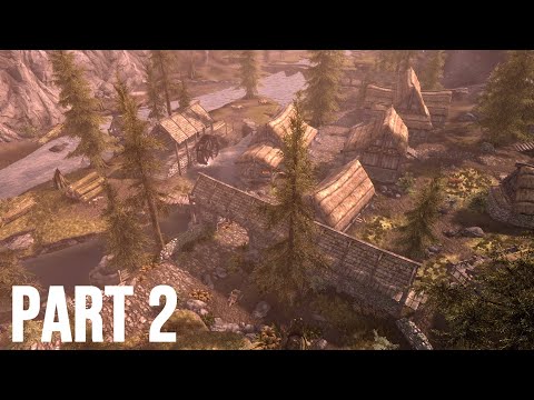 Let's Play Skyrim Anniversary Edition Part 2 - The Pure-Evil / Survival Mode Playthrough!
