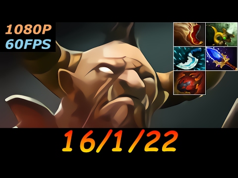 Dota 2 Centaur Warrunner Pro 16/1/22 (Kills/Deaths/Assists) Top MMR 608 GPM Ranked Full Gameplay