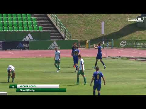 Bramki ze sparingu Olimpia Grudziądz - Stomil Olsztyn 1:2