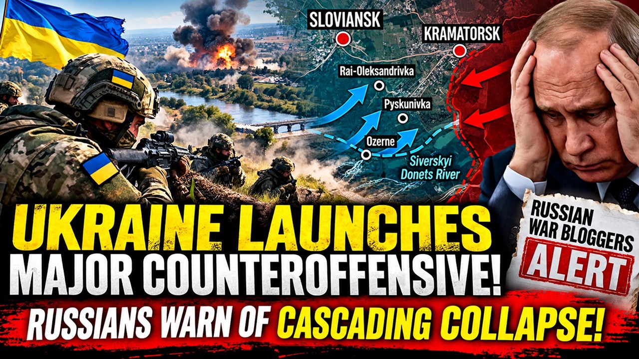 UKRAINE LAUNCHES MAJOR COUNTEROFFENSIVE NEAR SLOVIANSK! RUSSIAN BLOGGERS WARN OF CASCADING COLLAPSE!