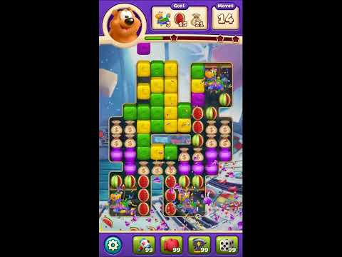 Toon Blast Level 6324 - NO BOOSTERS 🐻🐺🐱 | SKILLGAMING ✔️