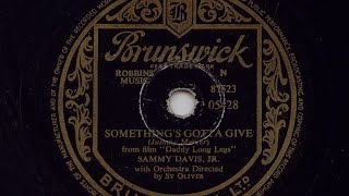 Sammy Davis Jr &#39;Something&#39;s Gotta Give&#39; 78 rpm