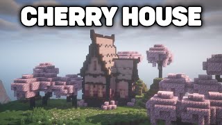 How to build Minecraft Cherry House (tutorial)
