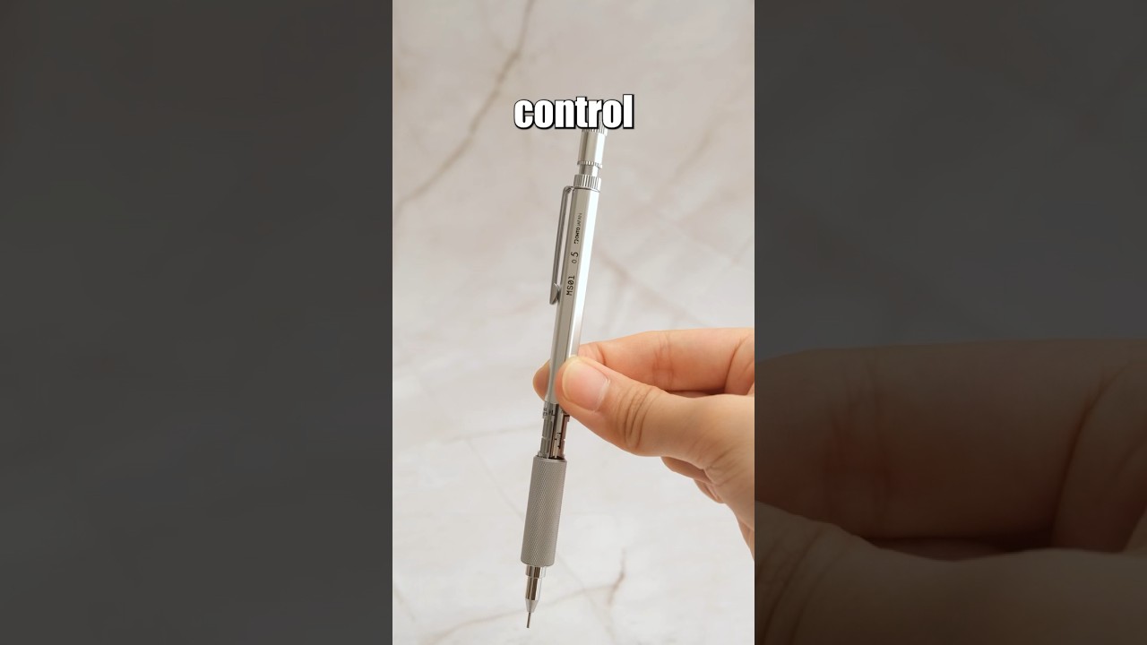 The level of control this mechanical pencil offers is truly astonishing. #shorts #mechanicalpencil