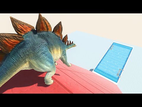 ALL UNITS jump into POOL - Animal Revolt Battle Simulator ARBS