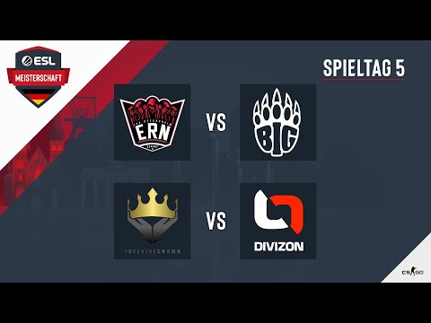 ERN vs. BIG & TTC vs. DIV - ESL Meisterschaft 2020 - CS:GO - Season 2 - Gruppe A/B