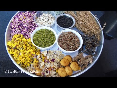 How to make ayurvedic herbal bath powder