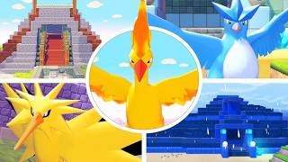 Building Legendary Birds' Shrine & Habitat 🔥❄️⚡ | Pokopia Live