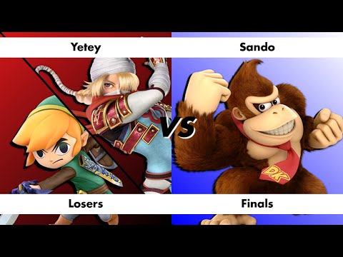 Smash @ Respawn #207 Losers Finals - Yetey (Sheik, Toon Link) vs. Sandro (Donkey Kong)