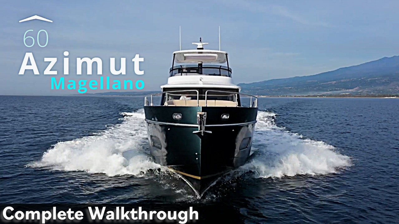 First Look: Inside the 2024 Azimut Magellano 60: A Yacht Owner's Dream