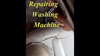 how to repair break plastic washing machine