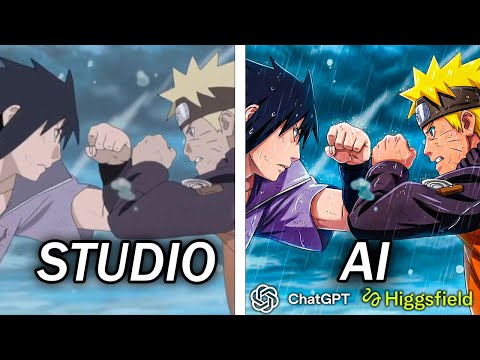 Forcing AI to Recreate Iconic Anime Fights