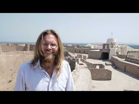 Spanish Tourist at Kotdiji Fort Khairpur