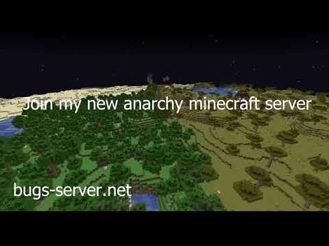 Join my new Anarchy Minecraft Server (1.19 Bedrock and Java Crossplay)