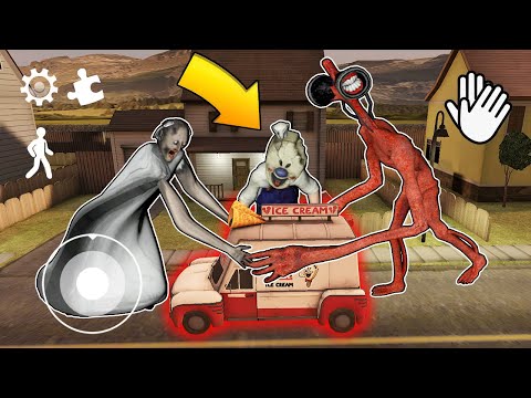 SUPER SIREN HEAD vs GRANNY vs ICE SCREAM 3 - Funny Challenge in Minecraft