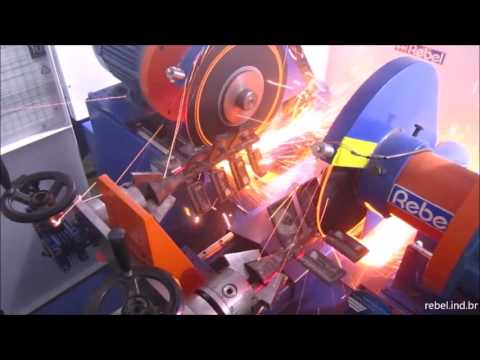 Automatic Cut Off Wheel Disc Machine for Micro-Casting | Foundry Grinder | Rebel