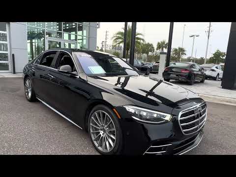 2021 Mercedes-Benz S 500 Sedan 4MATIC Black 3.0l Turbo I-6