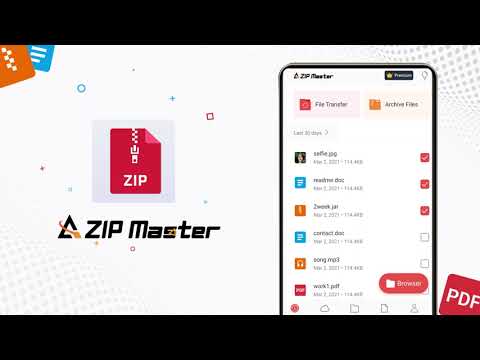 AZIP Master: ZIP / RAR, Unzip Video