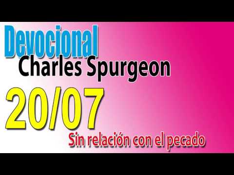 Devocional Charles Spurgeon 20/07 - Sin relación con el pecado