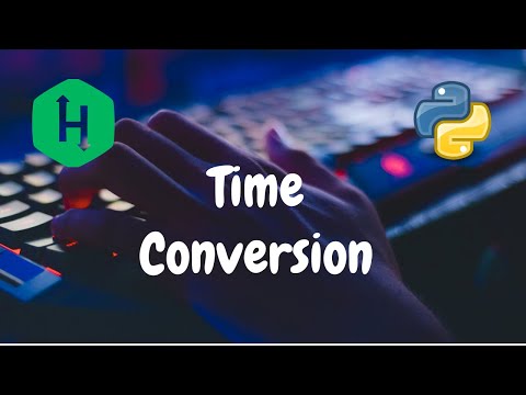 Time Conversion Hackerrank