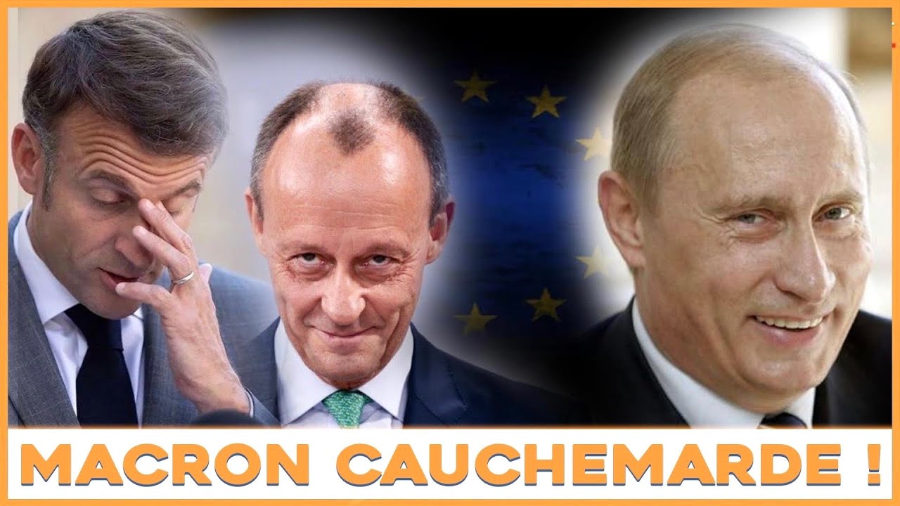 Macron cauchemarde et pète un câble en plein Kiev !