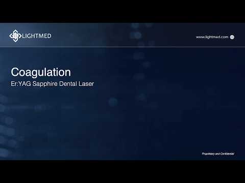 Coagulation with SAPPHIRE Dental Laser