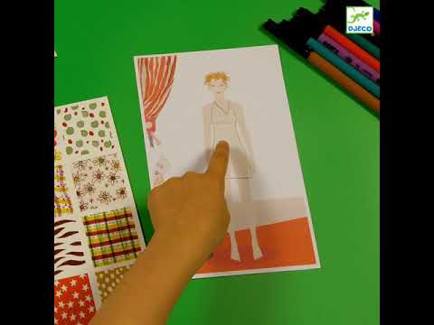 DJ08731 - Drawing a fashion show - Djeco
