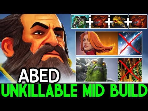 ABED [Kunkka] Unkillable Mid Build 10K MMR Raid Boss 7.22 Dota 2