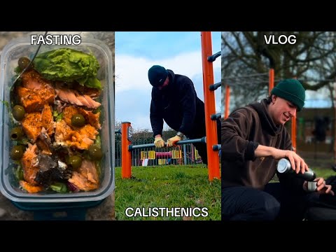 vlog | Calisthenics, 16 hours Fasting, Push Ups Everyday | EP045