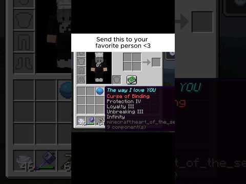Love you so much 💗 #minecraft #minecraftshorts