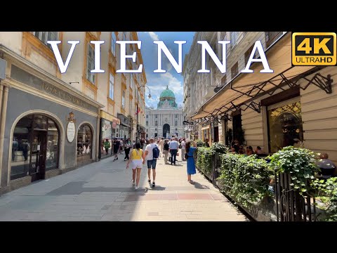 Vienna, Austria || Summer Walking Tour 4K UHD