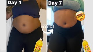 I TRIED APPLE CIDER VINEGAR FOR A WEEK (FOR FAST WEIGHT LOSS) | REAL + INSANE RESULTS!!!
