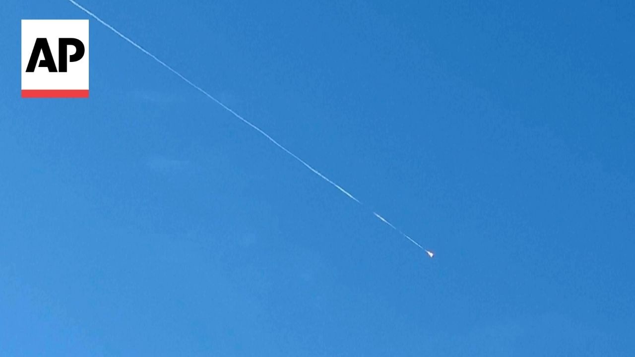 Video | Purported missiles seen over West Bank as Israel, Iran exchange fire