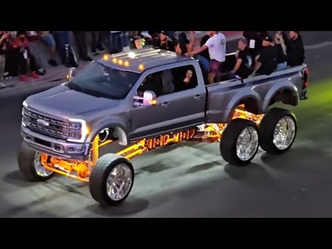 SEMA Cruise 2025! 2 Hours of Custom Vehicles Leaving Sema, Roll Out to Sema Fest Parade Las Vegas
