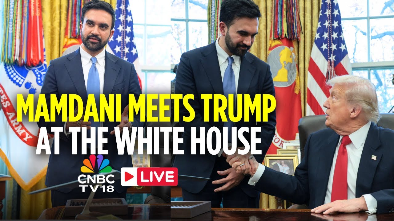 President Trump and Zohran Mamdani meeting at White House
