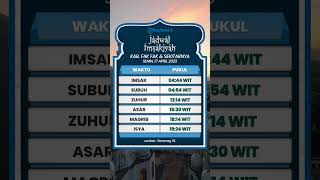Jadwal Imsakiyah Senin 17 April 2023 untuk Kabupaten Fakfak dan Sekitarnya