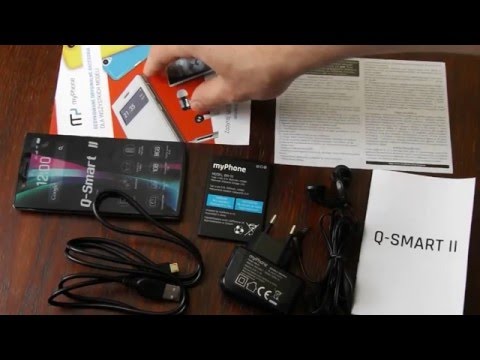 myPhone Q-Smart 2 z Biedronki Rozpakowanie Unboxing