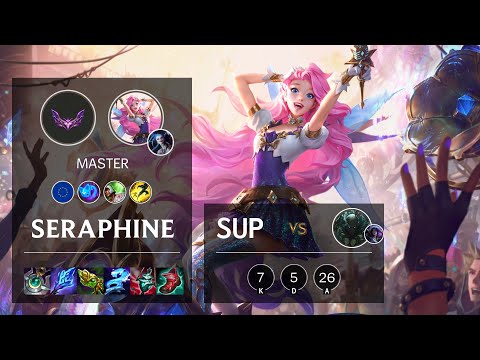 Seraphine Support vs Pyke - EUW Master Patch 12.2