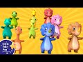 Ten Little Dinosaurs | Nursery Rhymes for Babies by LittleBabyBum - ABCs and 123s