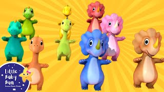 Ten Little Dinosaurs | LBB Kids Songs | ABC&#39;s Baby Nursery Rhymes - Count with Little Baby Bum