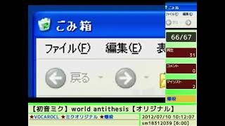 Cover art for world antithesis